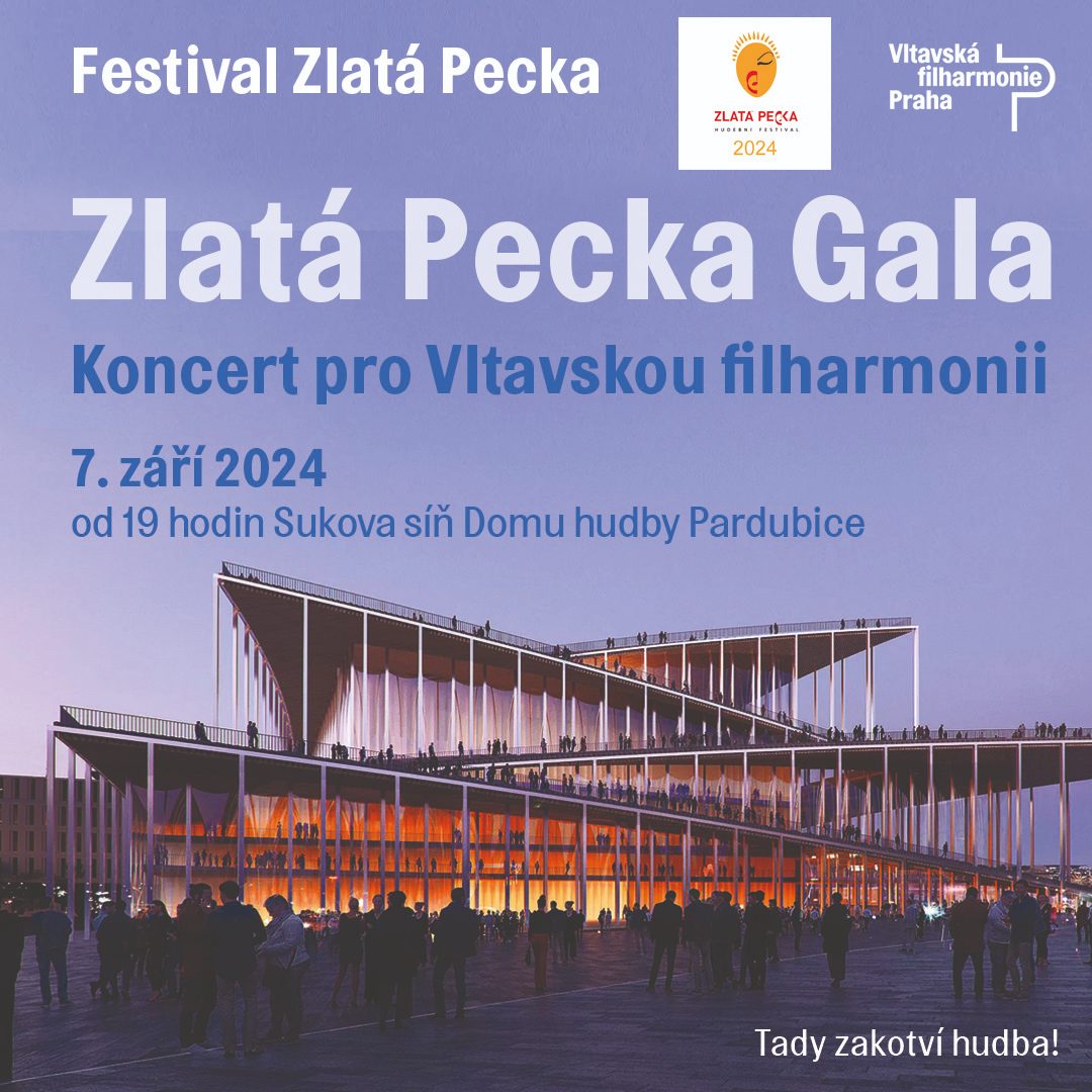 Závěrečný koncert hudebního festivalu Zlatá Pecka je věnovaný také Vltavské filharmonii.